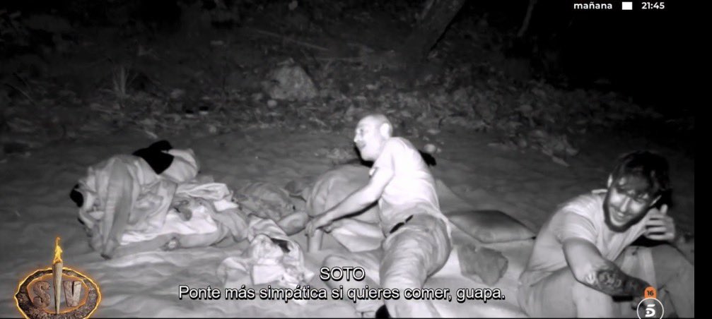 Soto, amenazado a Claudia con dejarla sin comer y Borja riéndose 

Luego dicen… es que son malos 

 #SVGala10