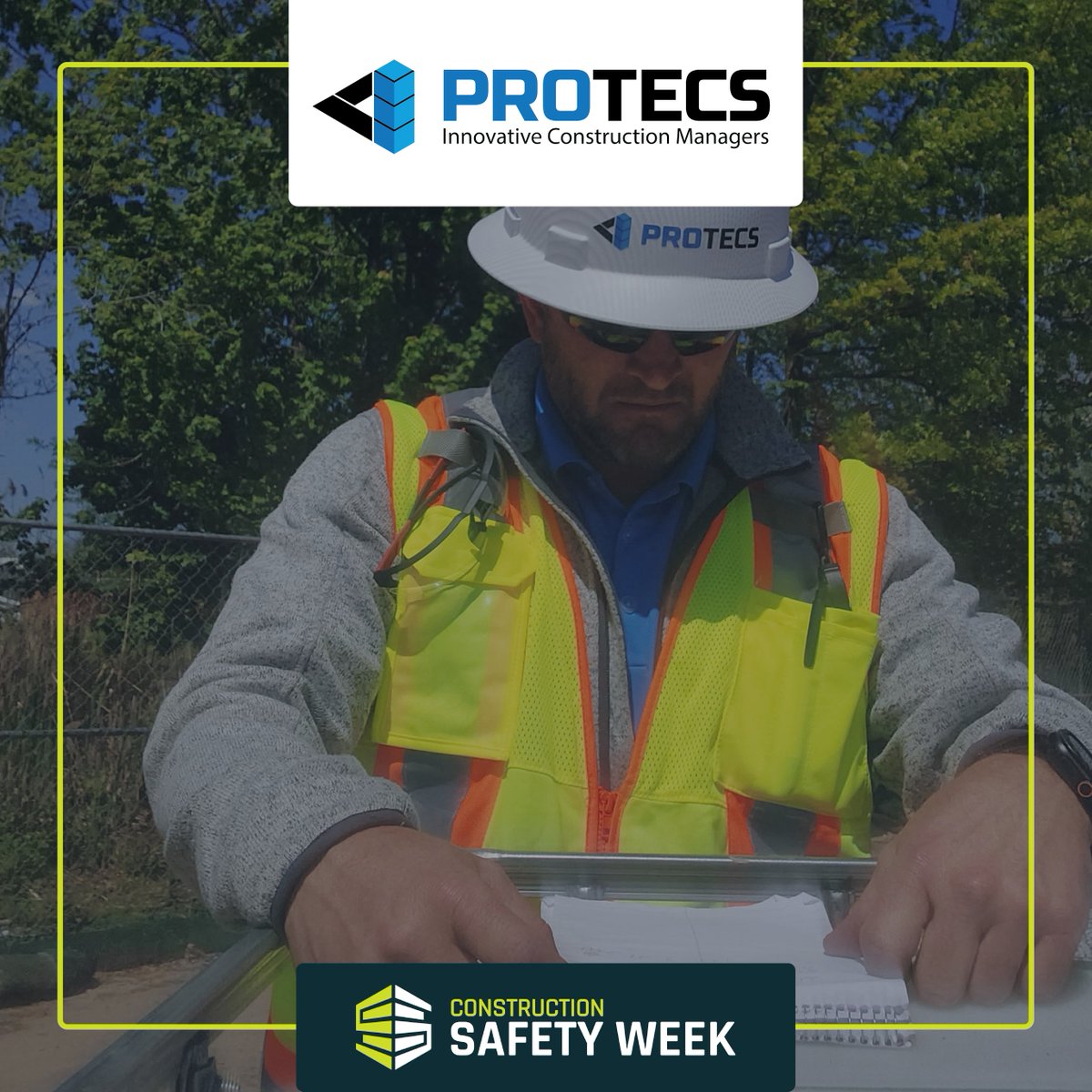 PROTECSinc's tweet photo. Day 4: Today is all about respecting the plan! 📃
Not respecting the plan or planning process, failing to follow an established plan, or neglecting to reassess when conditions change can lead to safety incidents. 
#ConstructionSafetyWeek #RESPECT #PROTECS #ConstructionManagement https://t.co/nBNLHvsKjB