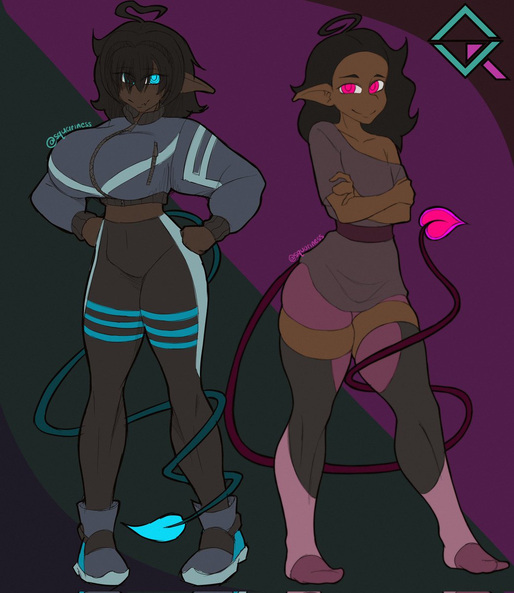 squariness's tweet photo. @AdHadd_art This isnt even a quarter of my ocs but i'll drop these here https://t.co/f6cZBcjTbq