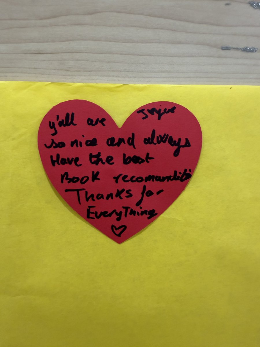 BernadetteJT's tweet photo. Celebrating School Library Month @WalnutGroveHS in the @WGHS_LAIR I love how these students feel supported and welcome by our @PISD_Libraries librarians! https://t.co/vnaUdK8Qa6