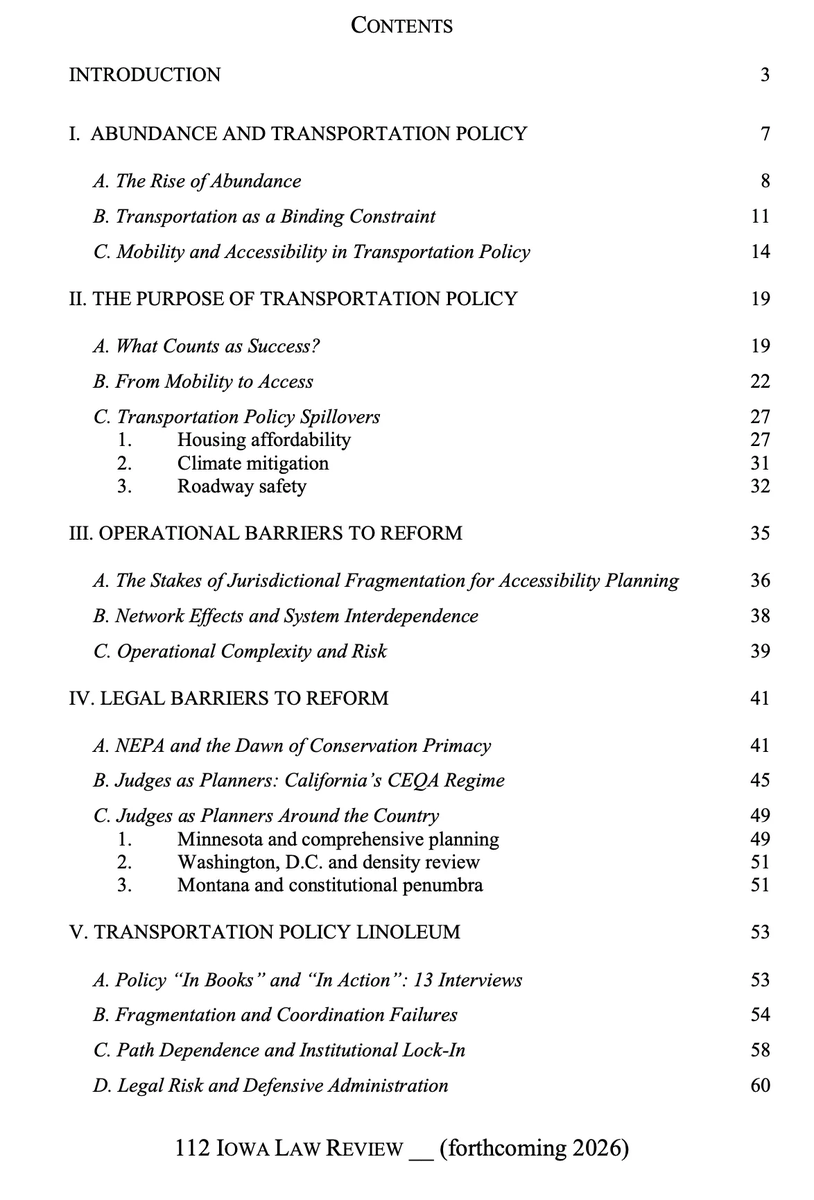 greg_shill's tweet photo. ✨ New draft up! ✨

Transportation for the Abundant Society, with Jonathan Levine (urban and transportation planning, U. Michigan)

Thanks to those who've offered feedback to date (so much, some we're still incorporating!)

To download free, see next tweet https://t.co/9iAr54YR4J