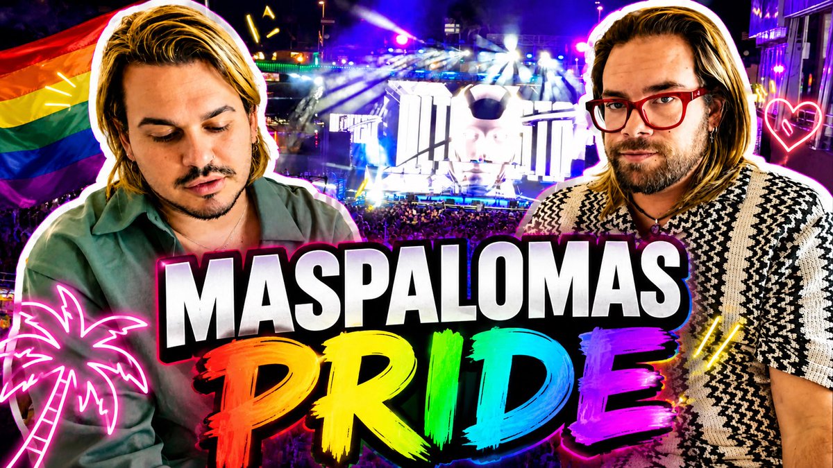 JavierVidalBarr's tweet photo. MASPALOMAS PRIDE 🌈l Skincare, sorpresa box y nos quedamos a dormir en el... https://t.co/jzGDV52FKg vía @YouTube https://t.co/iEKdB5OaIc