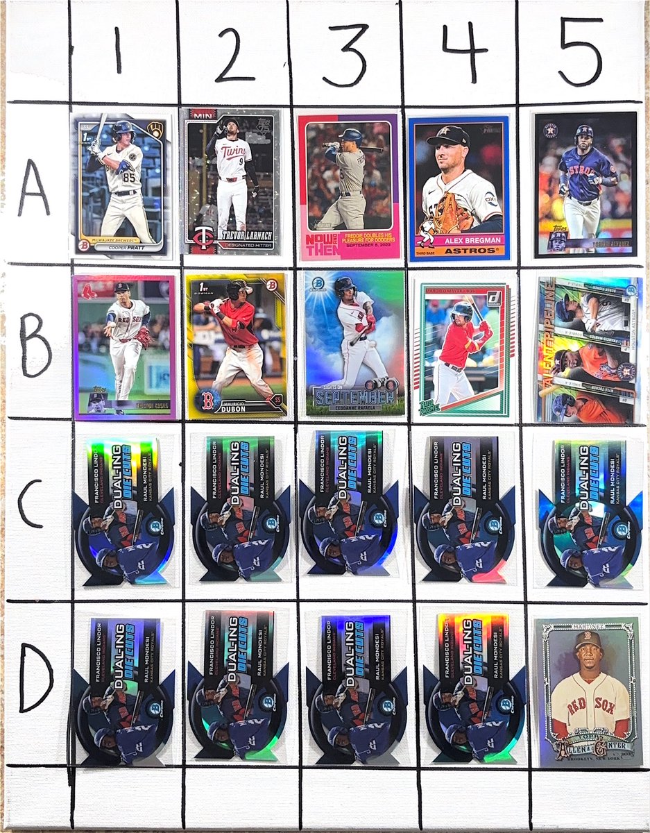 Day 4 Post # Baseball 50 cents ea OBO All cards are shipped in penny  sleeves Claim card by # & price by letter A (or just the #) 0.50 B=0.25  example: