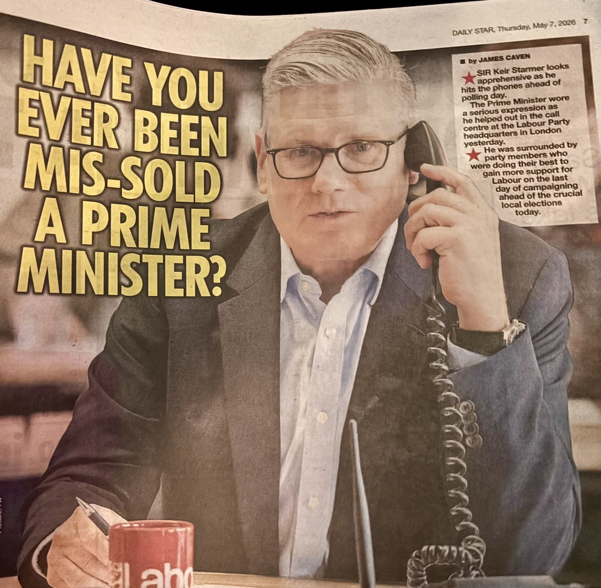 Newspaper headline writers are kind of brilliant.