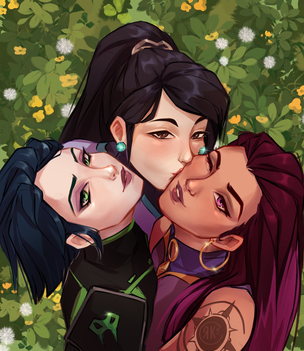 RetroKiwi69's tweet photo. I really liked this photo and made it with Viper, Sage, and Reyna. Thanks to @xcxcel for the idea! https://t.co/RJ8YXlIrEJ
