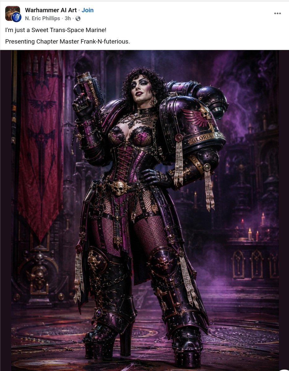Ma'am: Why are you getting into Warhammer 40K???

Me: .... reasons....