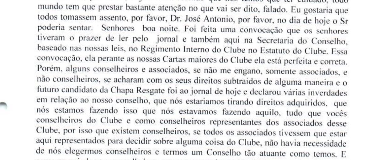 Em out de 2003 a então gestão elaborou e aprovou um estatuto que retirava direitos. A ata de 09/10/2003 mostra que q oposição e a chapa Resgate se insurgiam contra isso. 
O Santos atual vive de revisitar o passado ao invés de olhar para o futuro. Vivemos novamente o mesmo cenário
