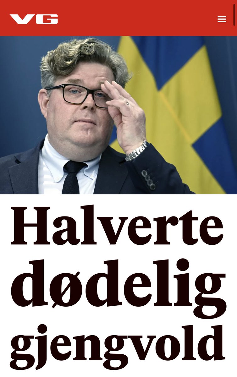Mycket har hänt på tre år. Nu tittar Norge på Sverige: vg.no/nyheter/i/6qoz…