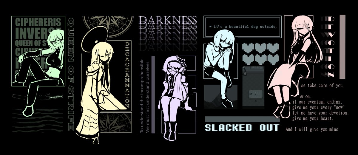CodeTibers's tweet photo. A little something with my favorite characters and OCs https://t.co/EPKb3FzWmp