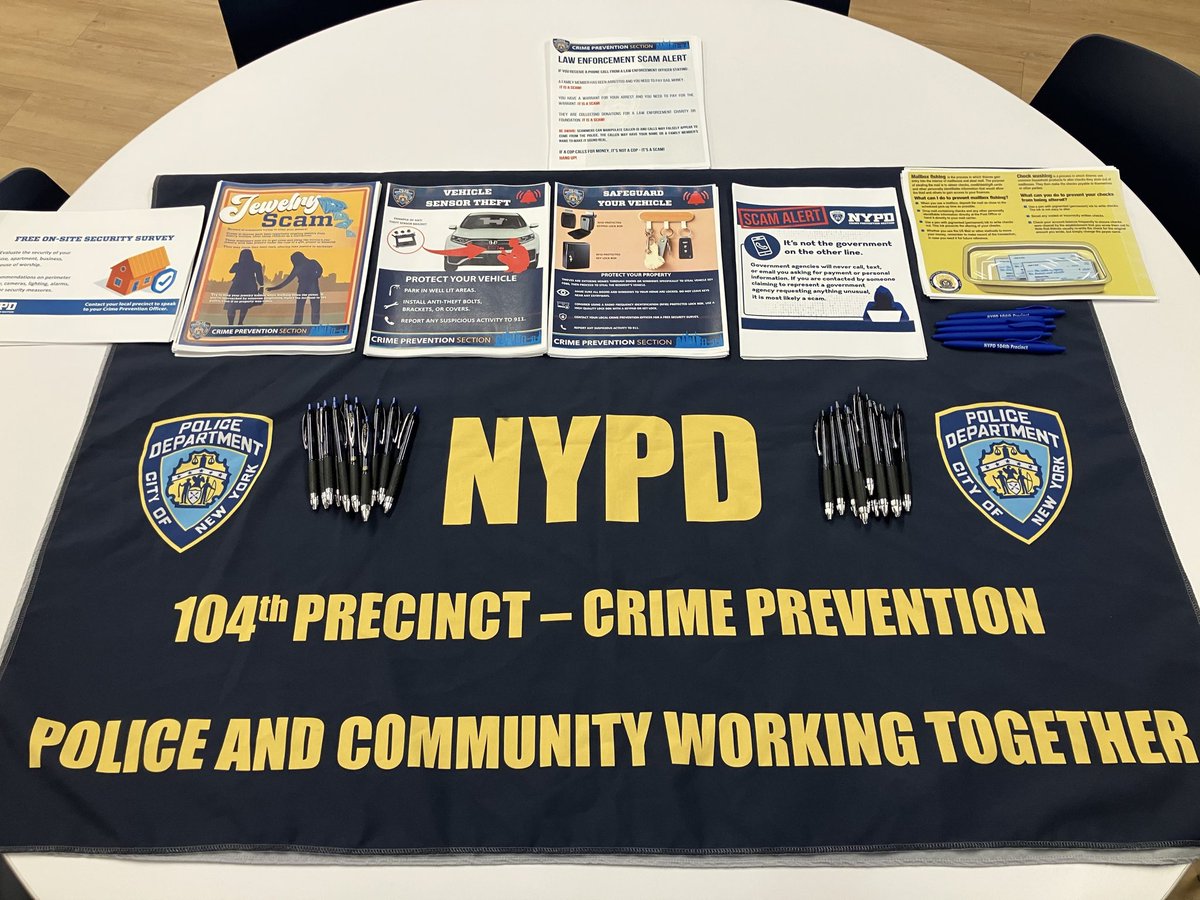 NYPD 104th Precinct tweet media