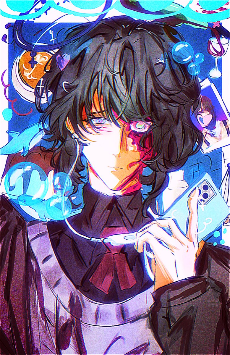 ⭐︎様 🫧🐟🌸🎀 Ocⅹ2 #oc #digitalart #anime