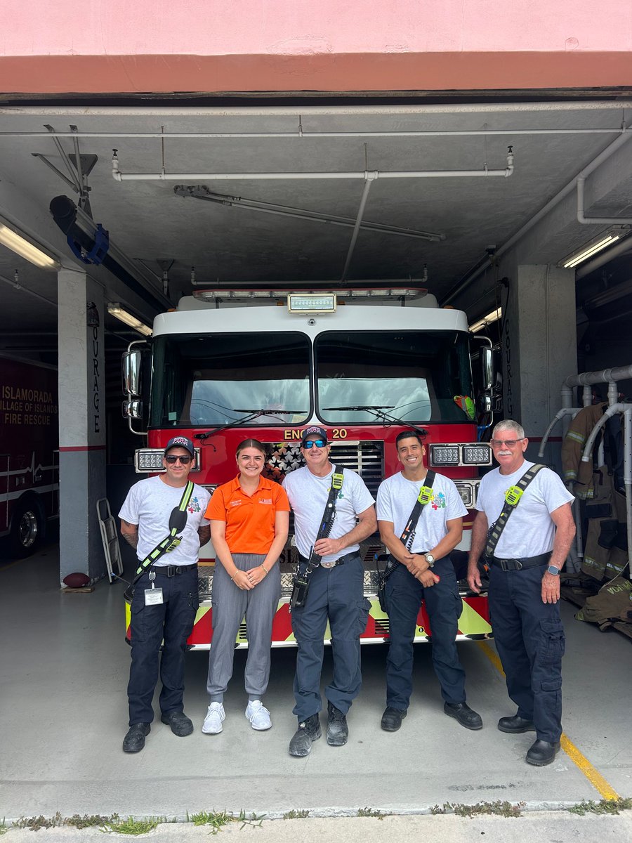 fcifightscancer's tweet photo. FCI in the sunny Florida Keys! ☀️ Recently, we traveled to Islamorada to present our education curriculum on fire service cancer prevention to firefighters from departments across the Florida Keys. Thank you to Station 20 for hosting us! https://t.co/0LUQ4lbrr4