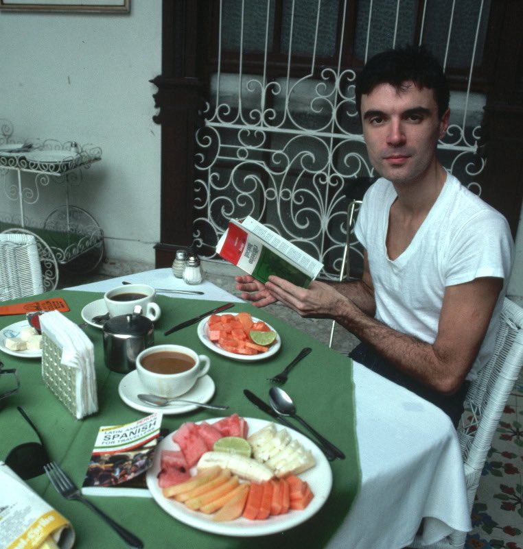 david byrne of talking heads, 1980.