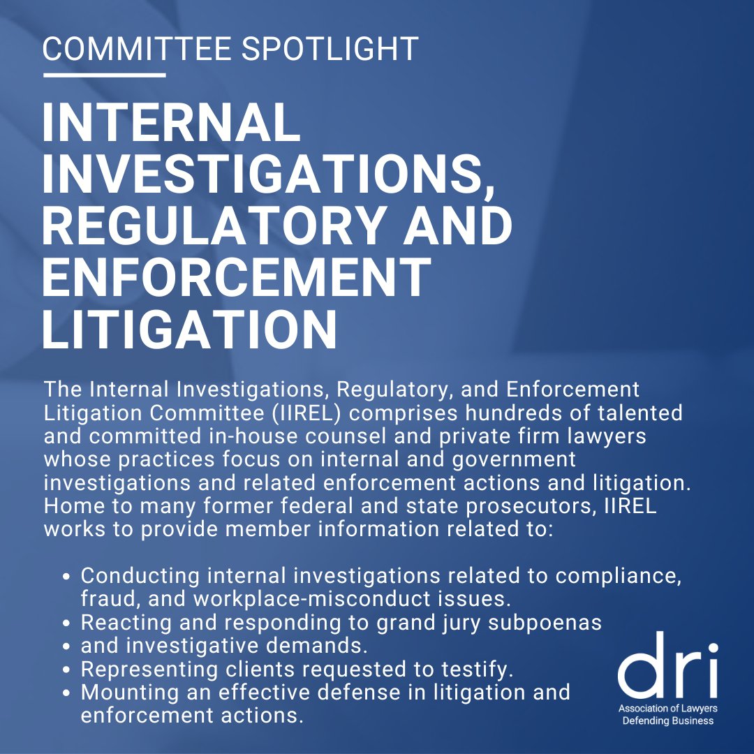 DRI | Association of Lawyers Defending Business tweet media