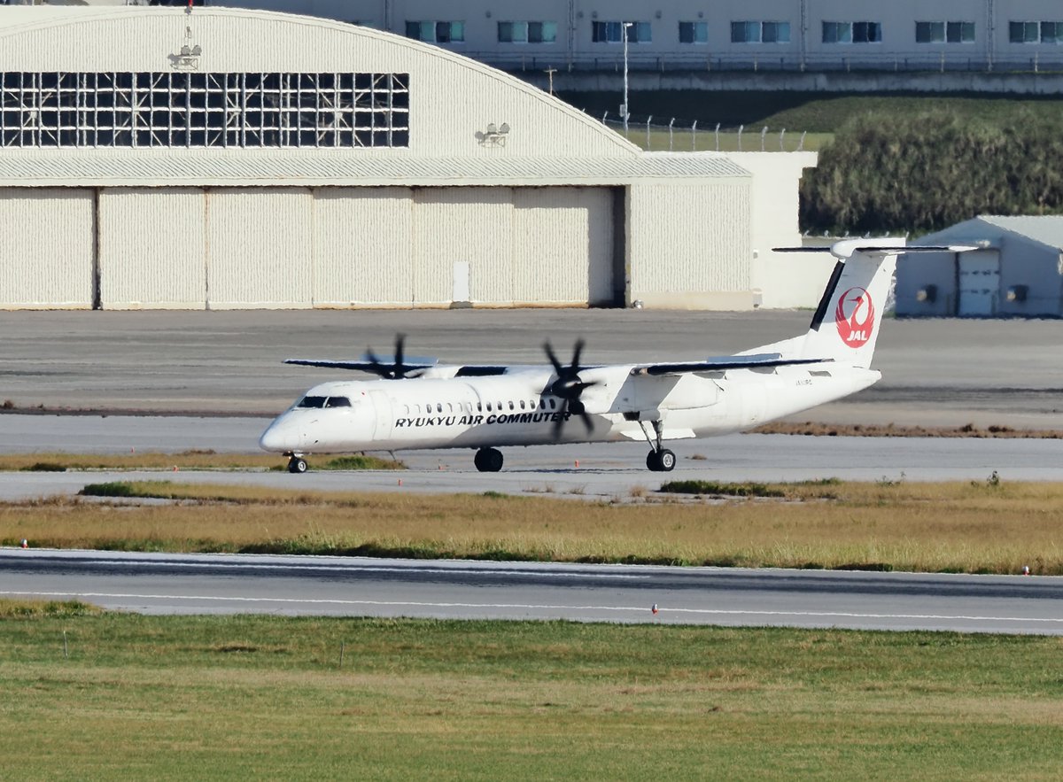琉球ハト航空3種類の使用済み 🛬 JA83RC BombardierDHC-8-400 #RAC #琉球エアーコミューター #沖縄