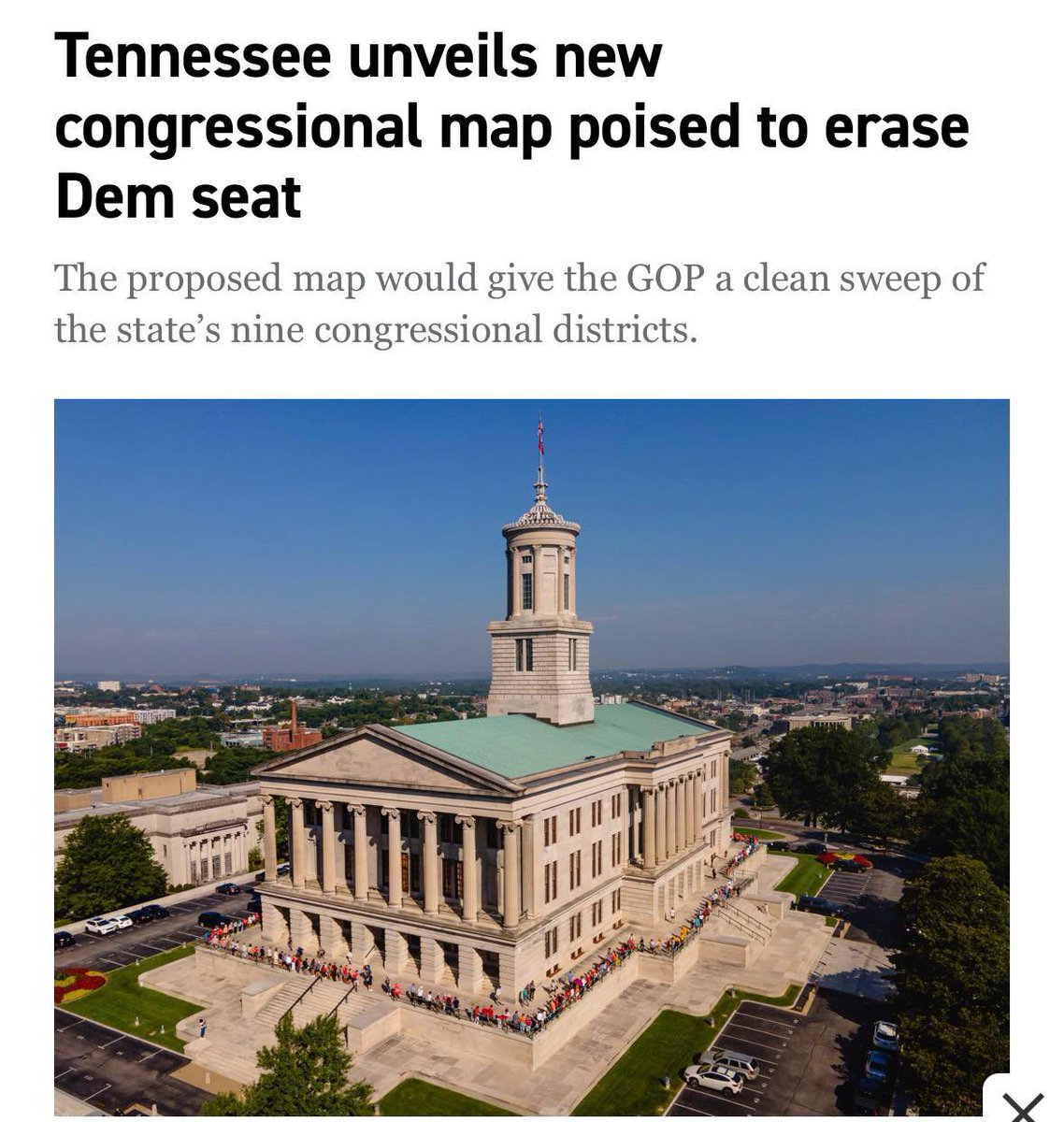 HUGE! Tennessee Republicans Sweep All 9 U.S. House Seats with New Map ...