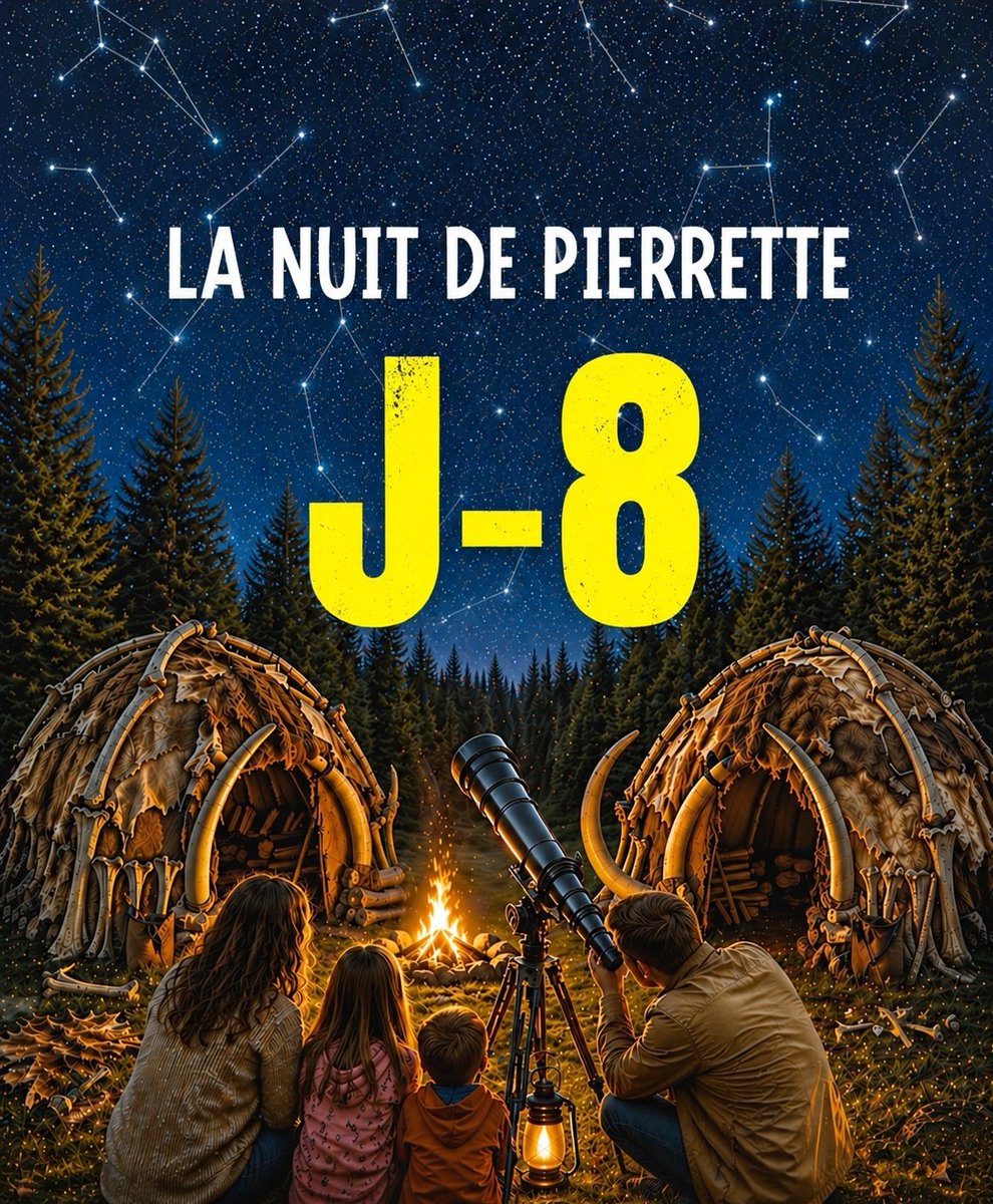 PALEOSITE's tweet photo. 🟩 𝗦𝗢𝗜𝗥𝗘𝗘 𝗠𝗔𝗚𝗜𝗤𝗨𝗘 🌟 | Le vendredi 15 mai, nous sommes bien décidés à vous faire rêver au #Paleosite ! 🌠

 Retrouvons-nous rue des étoiles à l'occasion de 𝘓𝘢 𝘕𝘶𝘪𝘵 𝘥𝘦 𝘗𝘪𝘦𝘳𝘳𝘦𝘵𝘵𝘦 ! ✨️🌟 #ActiviteEnfant #EnFamille
🌐 https://t.co/30vI3DGMi1 https://t.co/z5QfPphD5b
