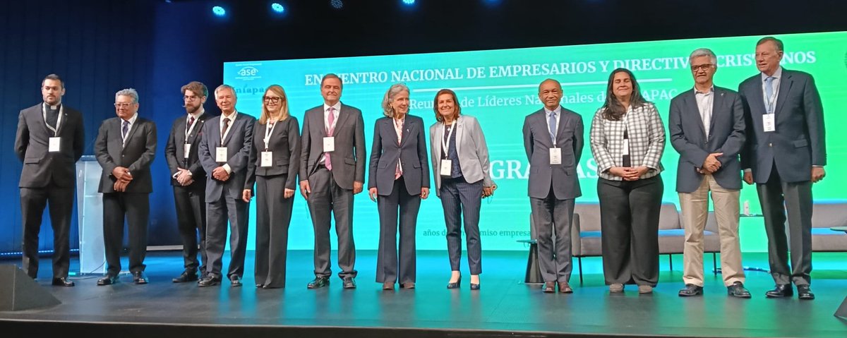 somosase's tweet photo. Hoy Reunion de Líderes Empresariales Cristianos de #UNIAPAC en el marco del Encuentro Nacional de Empresarios y Directivos Cristianos, que celebra el 75 aniversario de #ASE

📸 https://t.co/6Dx5Z0YlF3