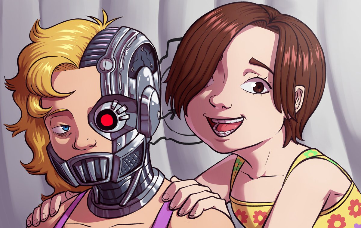 thez3trox's tweet photo. Scp-191 "La niña cyborg" y scp-053 "La niña" :D
#scp #scpfoundation #scp053 #scp191 #fanart https://t.co/sIyo6lQbQA