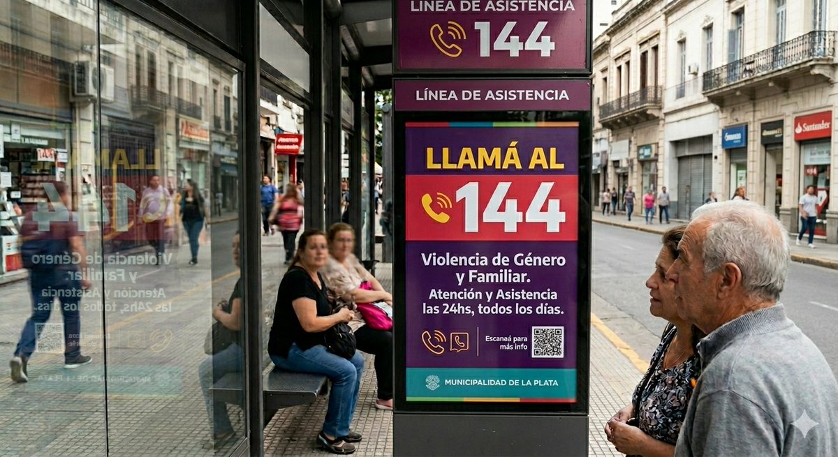 En La Plata presentaron un proyecto para que en las paradas de micro haya carteles de asistencia a víctimas de violencia de género

“Muchas personas que atraviesan situaciones de violencia desconocen los canales de asistencia disponibles o no cuentan con información accesible