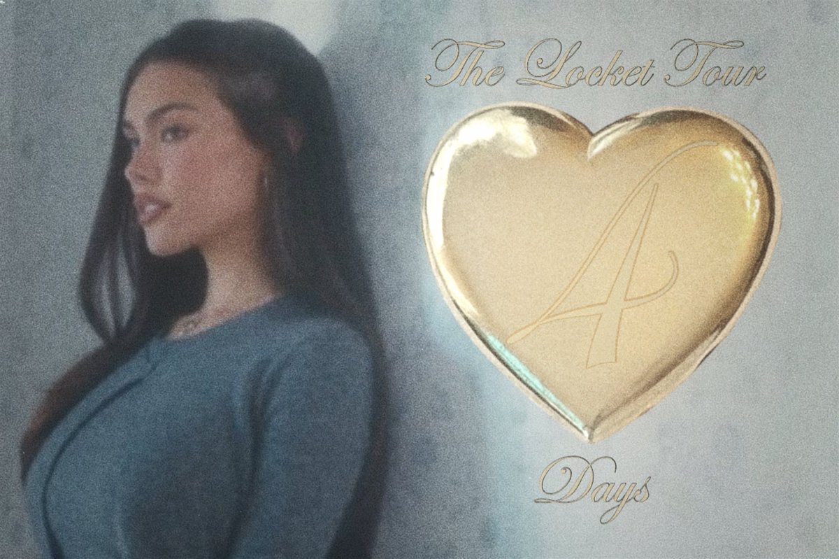 LocketTourHQ's tweet photo. #TheLocketTour begins in 4 days!🔒⋆˚⟡ ࣪
What song do you think Madison will open the show with?
Let us know using the hashtag #LocketTourCountdown 𑣿
@madisonbeerhq https://t.co/1lVJdP0EPS