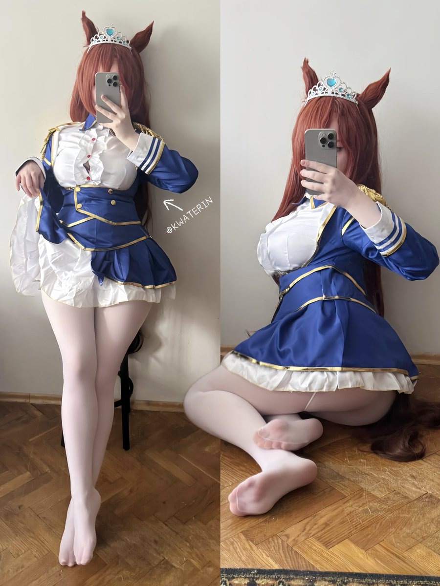 kwaterin's tweet photo. daiwa scarlet cosplay 👑 https://t.co/W9H7ecN1hH