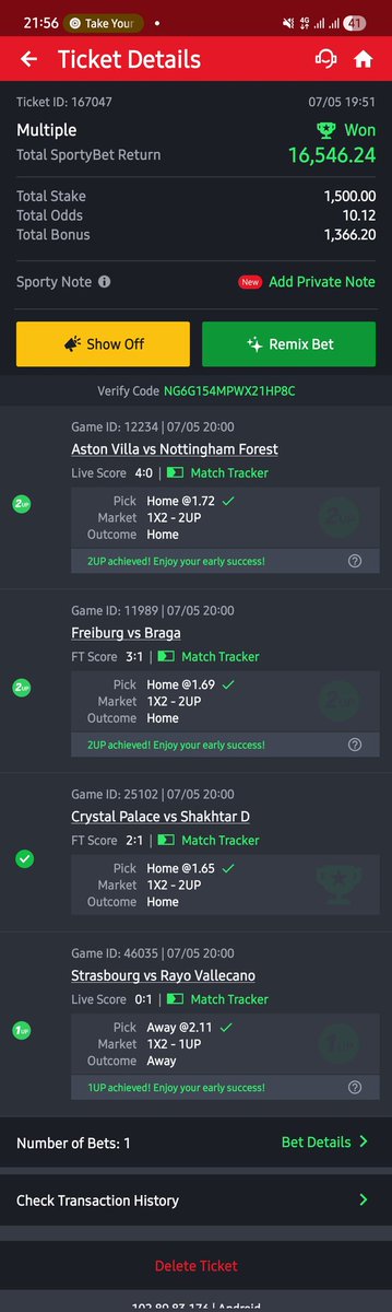 5starpunter_'s tweet photo. 10odds Boom 💥 

✅️✅️✅️✅️✅️✅️

Make the weekend favor us 🙌 🙏 https://t.co/Oemp3ZK61p