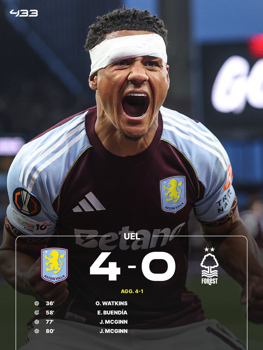 𝑺𝑼𝑷𝑬𝑹 Aston Villa ease into the Europa League final 👏