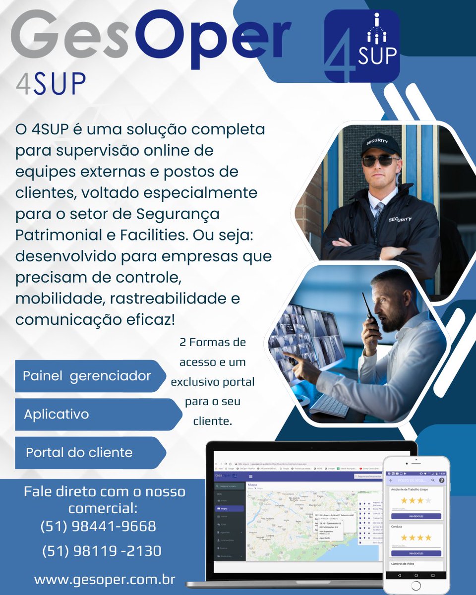gesoper's tweet photo. Sua operação ainda depende de ligações, planilhas e supervisão sem rastreabilidade?
Conheça o 4SUP.

📲 Solicite uma demonstração:
(51) 98441-9668
(51) 98119-2130
https://t.co/snJxWFe811 https://t.co/uo9UqH5cr3