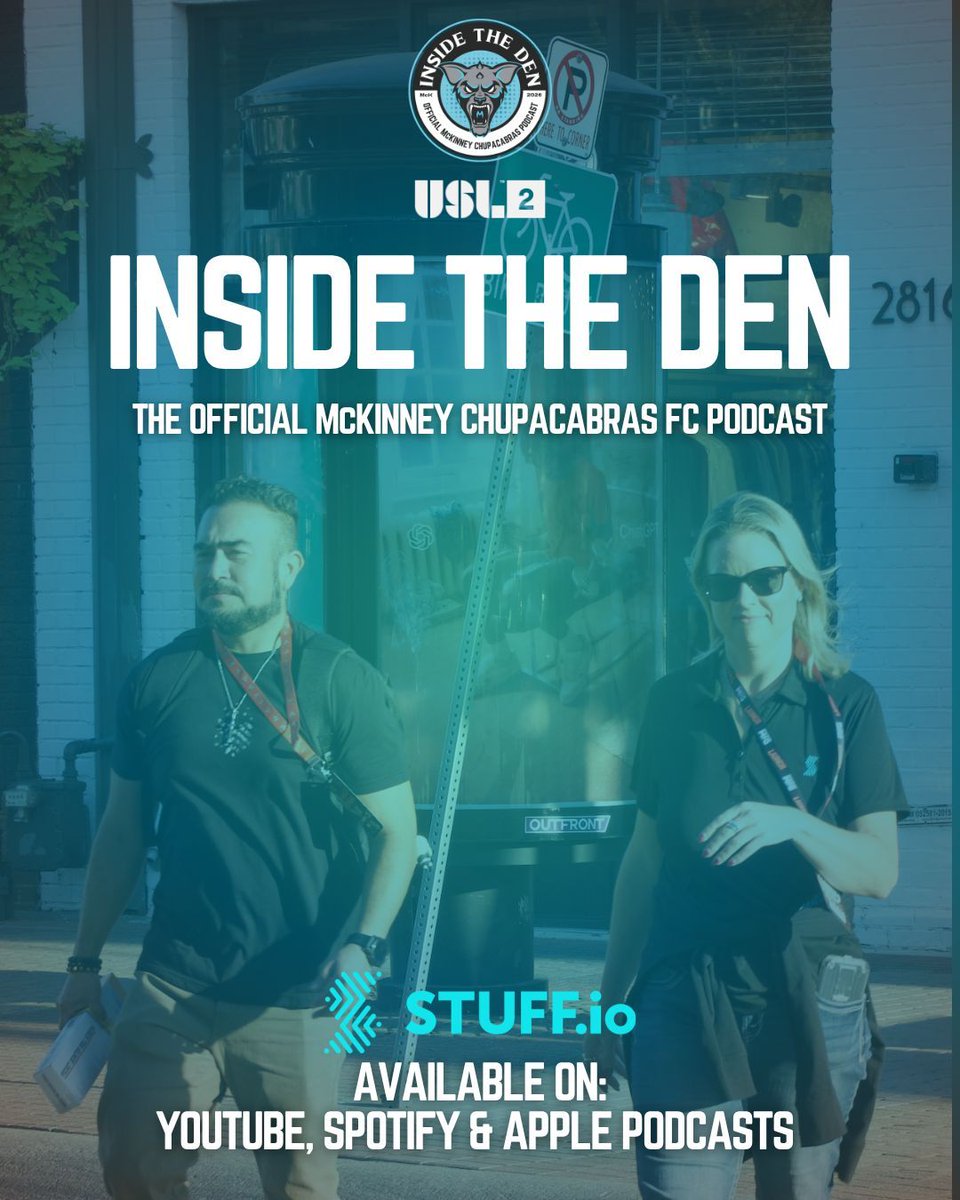 McKChupacabras's tweet photo. In our newest episode of the official McKinney Chupacabras podcast, we sit down with Stuff. IO's very own Sheila and Nacho! 🗣️

Listen/Watch 👉 https://t.co/dct4t9KTQQ

#FearThePack https://t.co/TiRyGDQHZU