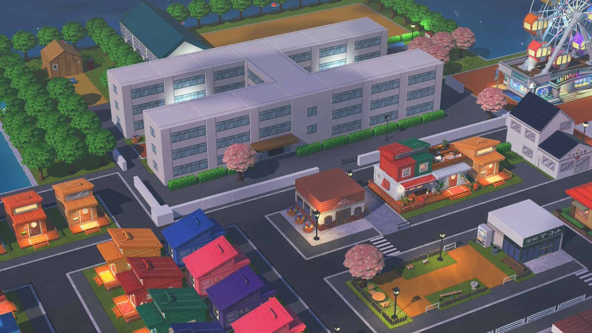 masahiro_lemon's tweet photo. トモコレの自分の島、学生率が高いので学校っぽい物を建てておいた。
とりあえず主要キャラはだいたい作れたかも…
作品ごとに同居させたいんだけどなかなか一緒に住む気になってくれない https://t.co/5KGqRwqgqk