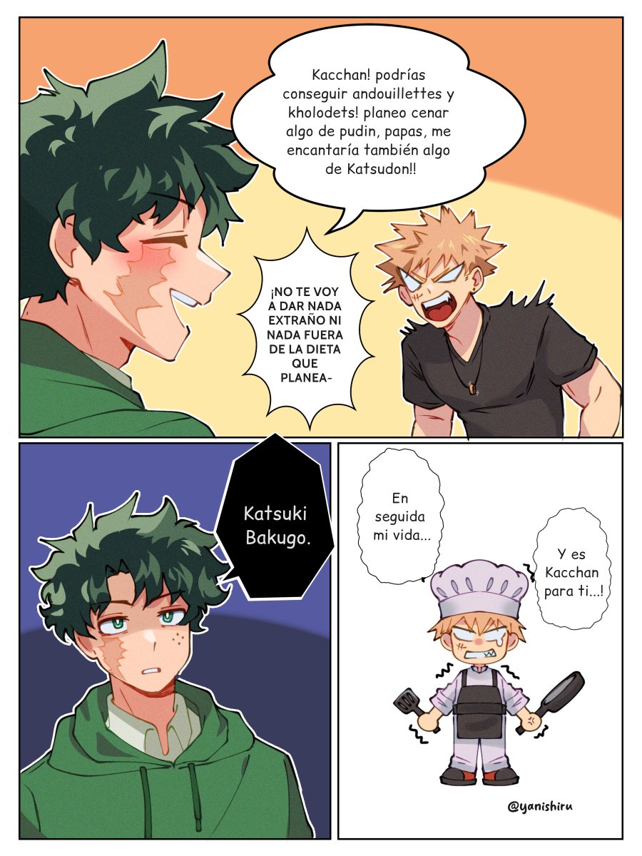 yanishiru's tweet photo. Novena parte del AU MPREG BKDK 🧡💚
Para varios dibujos siempre utilizo diferentes pinceles y detalles al pintar y colorear 
#bkdk #bakudeku https://t.co/Z82tDmOLaw