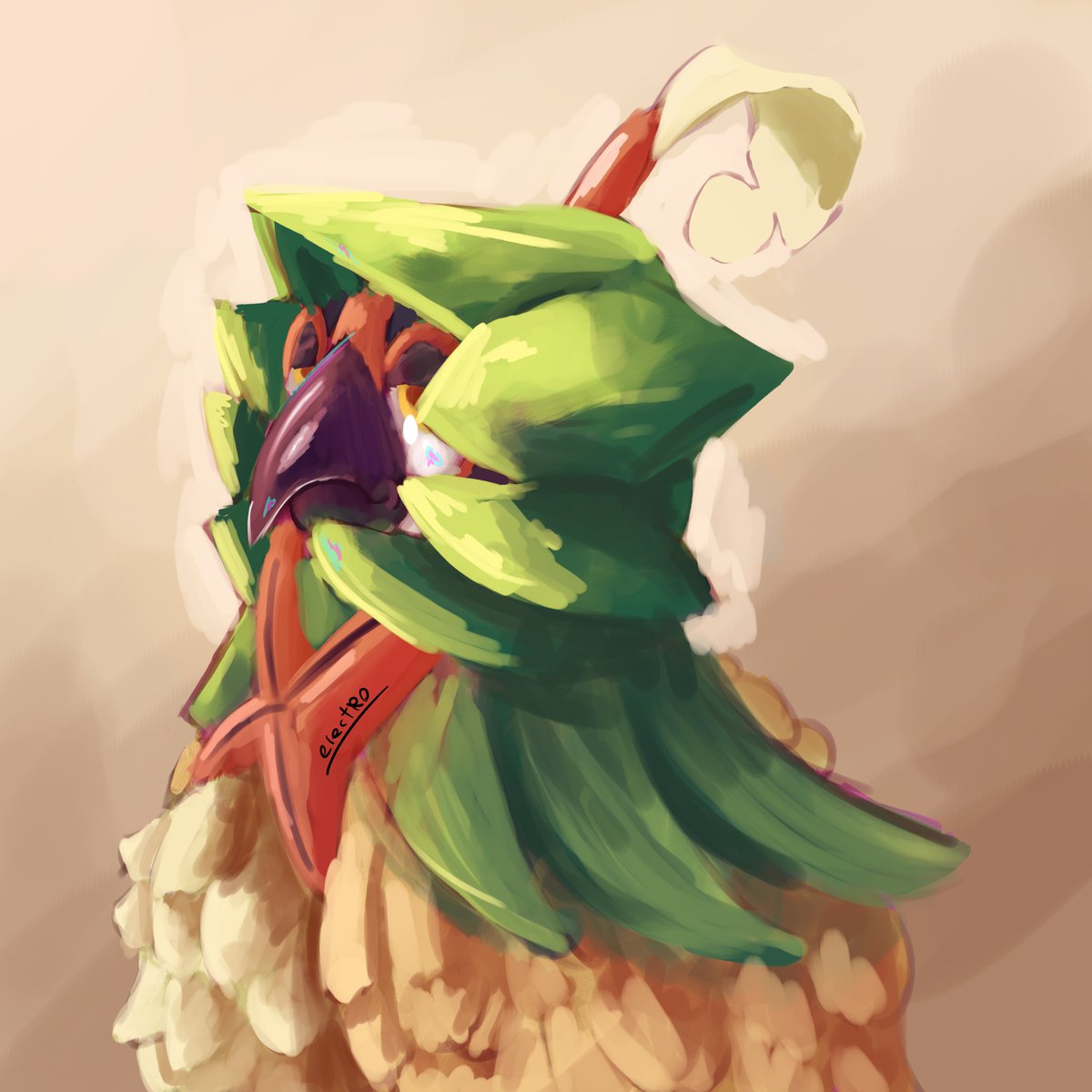 Great_devourer3's tweet photo. Lil practice thing i did with decidueye as i wanna get better at painting :p #pokemon #fanart #decidueye https://t.co/A1Vv3ikyHM