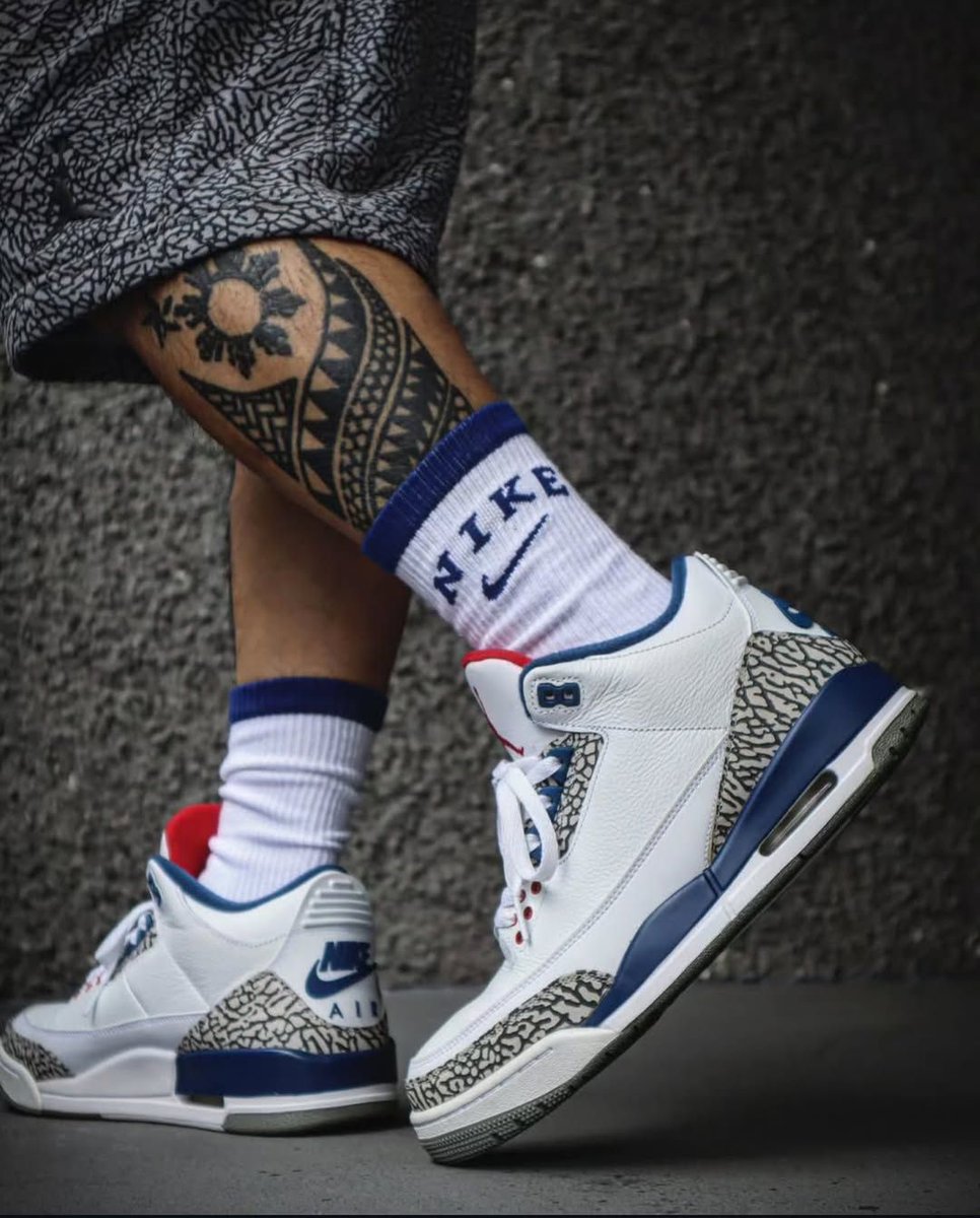 The Air Jordan 3 OG “True Blue” Returns July 18 ❤️💙 

Details: bit.ly/3Isw4vG