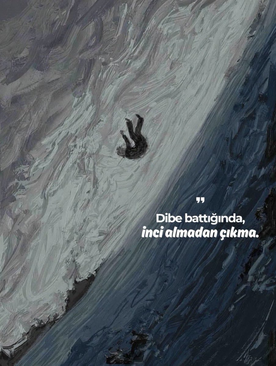 derinbirneffess's tweet photo. “Dibe battığında inci almadan çıkma.” https://t.co/v2IGa9LgHr