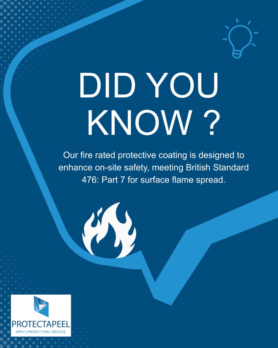 SpraylatInt's tweet photo. With fire-rated construction materials becoming a necessity, onsite safety is under constant review to ensure compliance with stringent building &amp; fire protection regulations Protectapeel - safety that stands the test (HSE, 2022)
#FireSafety #ConstructionSafety #BuildingStandards https://t.co/5ivegwlYyw