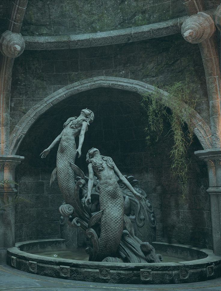 Mermaid Fountain at Tokyo DisneySea