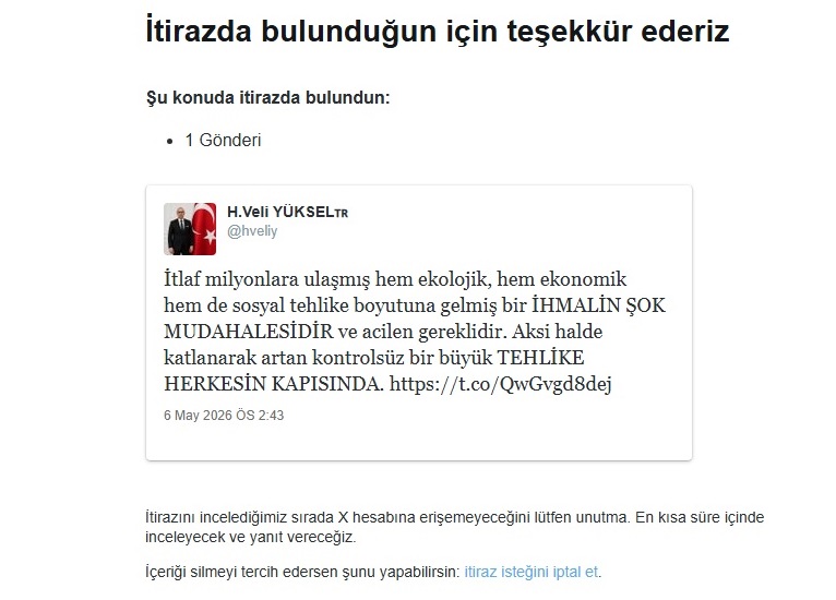 refahpartisi_06's tweet photo. @BulutGulcuN Bu paylaşımdan dolayı
@hveliy
kardeşimizin HESABINI KİLİTLEMİŞLER hep birlikte beğeni ve paylaşıma yüklenelim, HAYDİ YA ALLAH!!! https://t.co/60hQ8nThE4