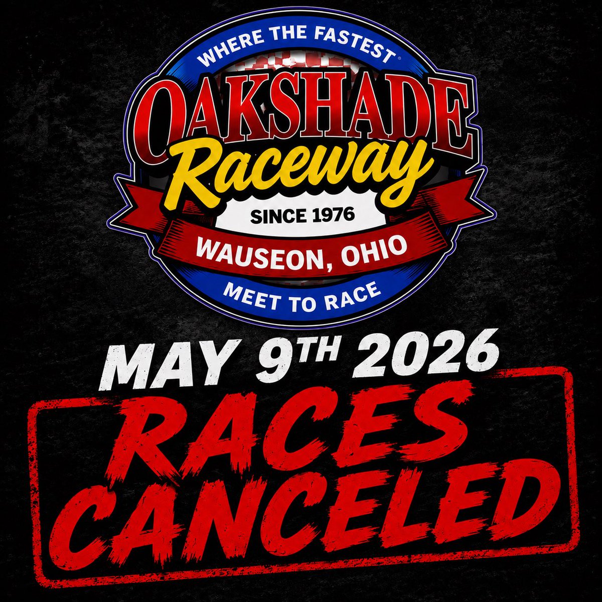 Oakshade Raceway tweet media