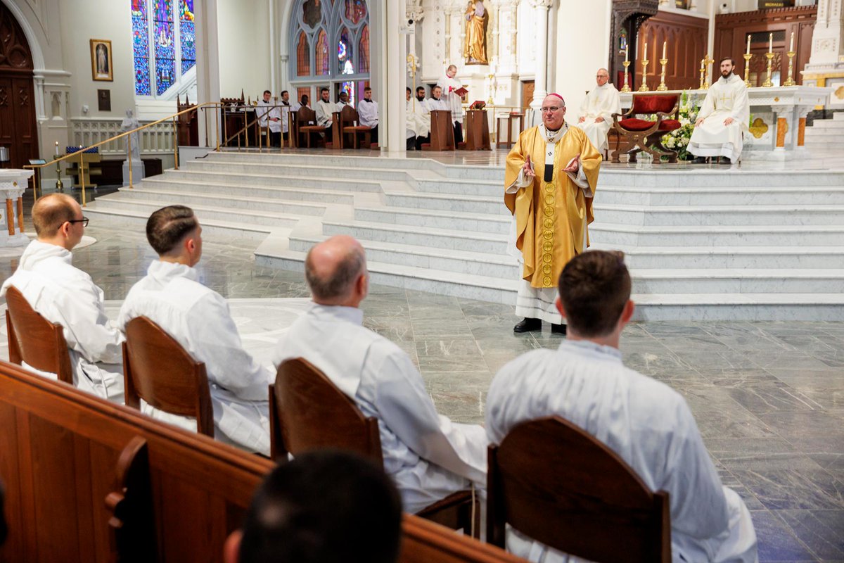 bostoncatholic's tweet photo. The Archdiocese was blessed to celebrate the ordination of four new transitional deacons at the Cathedral of the Holy Cross last weekend. Congratulations! 🙏
📸Gregory Tracy, The Boston Pilot
#BostonCatholic https://t.co/sroGOp2xgC