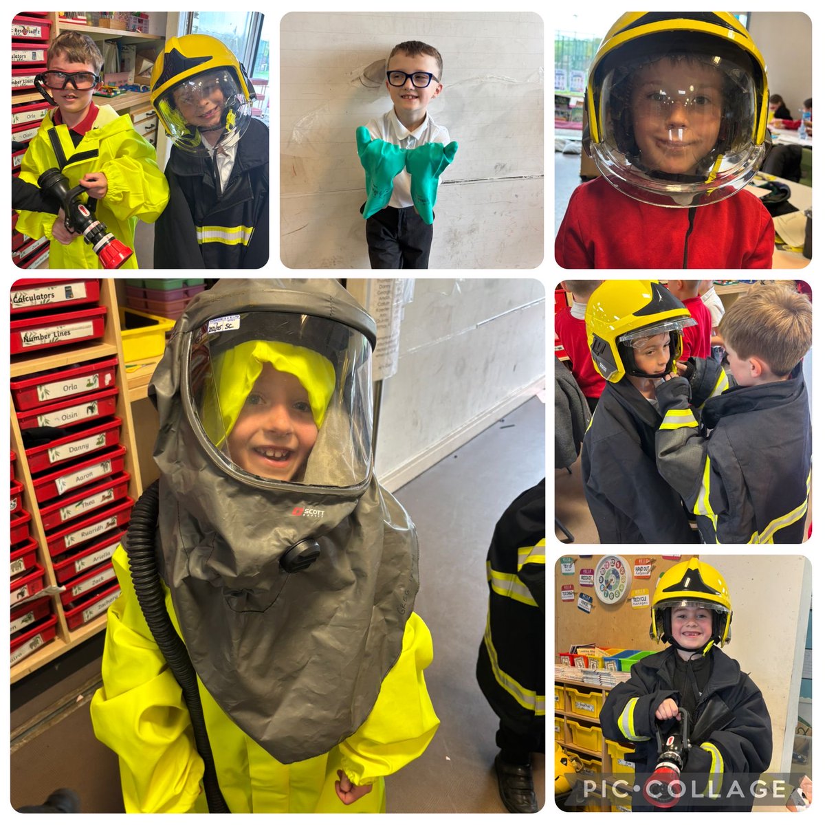DalryPrimary's tweet photo. A big thank you to DSM for our World of Work Week visit!👷🦺 We loved learning about what they do, how they stay safe at work, and we especially enjoyed trying on some of their safety equipment! ⛑️✨ Thank you for such an interesting and hands-on experience #WorldofWorkWeek https://t.co/xwXXqGObme
