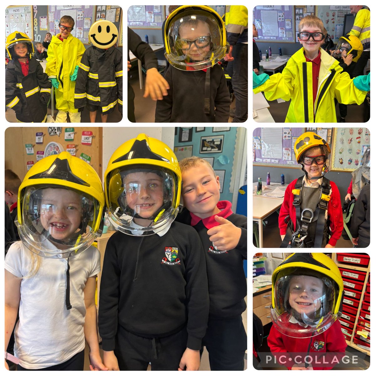DalryPrimary's tweet photo. A big thank you to DSM for our World of Work Week visit!👷🦺 We loved learning about what they do, how they stay safe at work, and we especially enjoyed trying on some of their safety equipment! ⛑️✨ Thank you for such an interesting and hands-on experience #WorldofWorkWeek https://t.co/xwXXqGObme