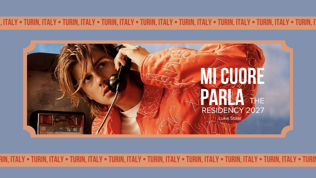 soundmasterp's tweet photo. BOX SCORE OFICIAL: RESIDÊNCIAS

Mi Cuore Parla, Live in Turin - Luke Staar 
Início: 01 de maio de 2027
Final: 05 de maio de 2027 https://t.co/CEniKwOHOv