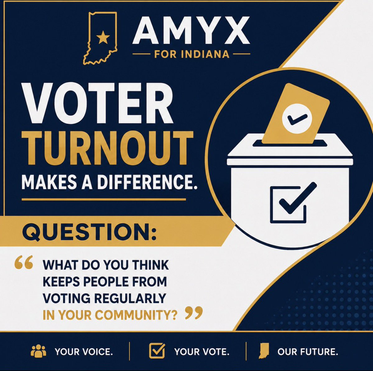 William Kory Amyx for Indiana tweet media