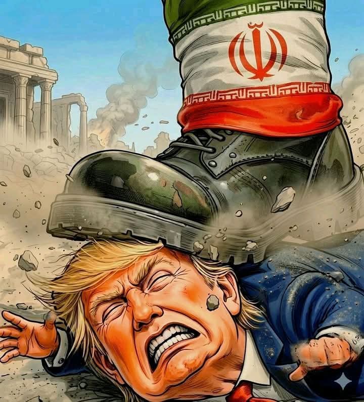 موضع طرااامب تحت اقدام الحرس الثوري الأيراaني
#بنیان_المرصوص
