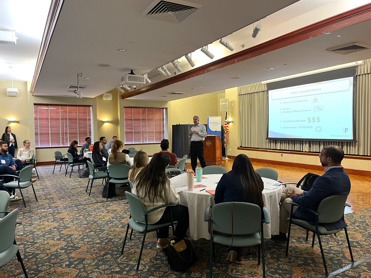 LeadershipPgh's tweet photo. The LDI XXXIII cohort explored the responsibilities of nonprofit boards and was introduced to the Leadership OnBoard (LOB) offering. LOB provides the opportunity for participants to get experience as board members by serving a 1-year guest placement on a nonprofit board. https://t.co/Z2zlTexQuf