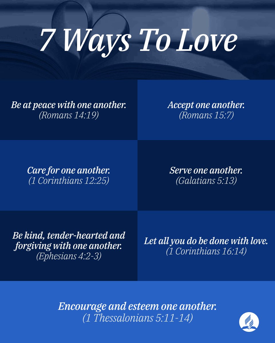 Love is a broad term that encapsulates the very being of God. It is only until we know God personally that we will begin to better understand what love is and how to love in all circumstances. 
Let this be a challenge to love those around you better today using these 7 biblical