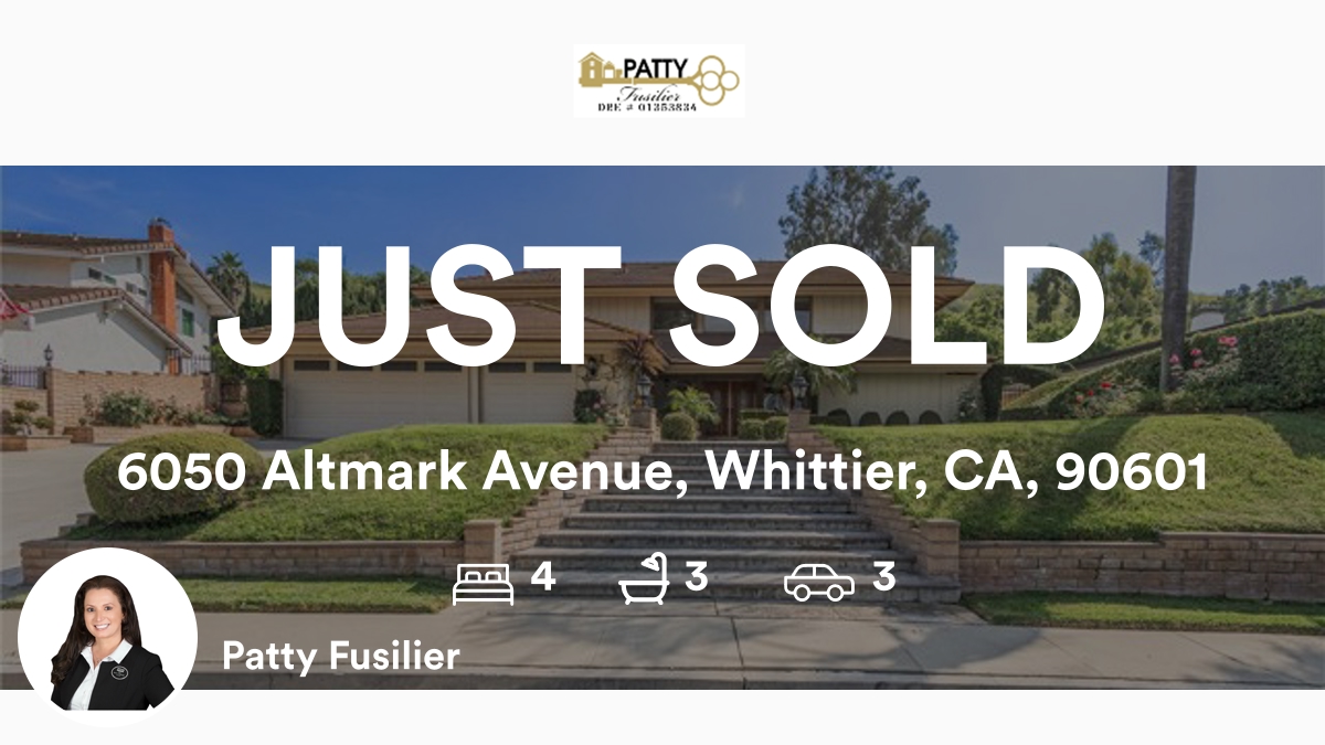 pattyfusilier's tweet photo. 🛌 4 🛀 3 🚘 3
📍 6050 Altmark Avenue, Whittier, CA, 90601

My latest sale on RateMyAgent.
CA 01353834
https://t.co/HOkTbOmcU8

...
#ratemyagent #realestate https://t.co/uAvISWEMa7