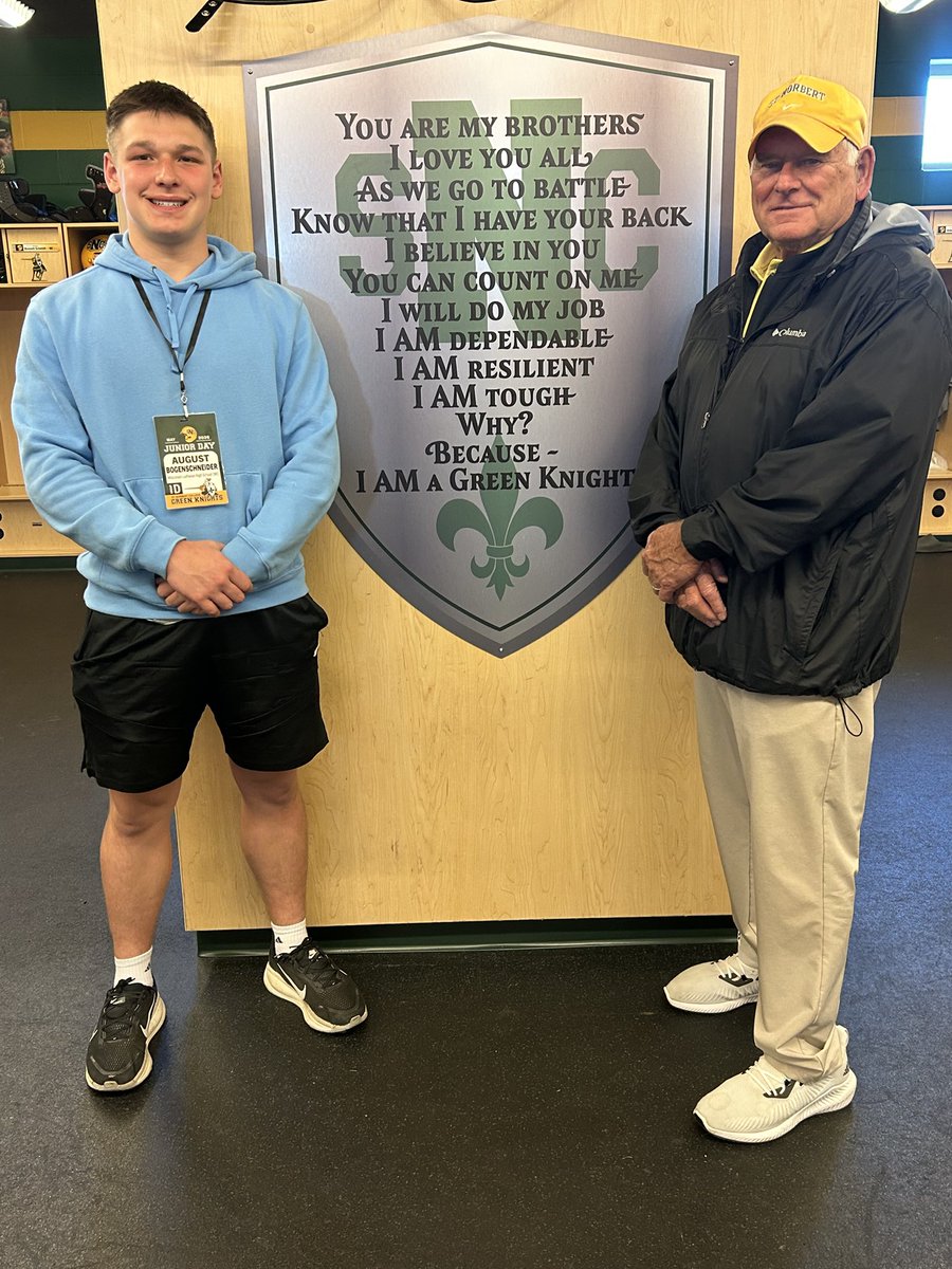 Augustbogs's tweet photo. Had a great visit to St. Norbert’s last Sunday! I enjoyed learning everything about your program. 
@CoachDanMcCarty @d_coop1 @MJ_NFLDraft @wubbby @mdwestathletics @mwfbrecruiting @RecruitNEGA_MN https://t.co/YBreaTdOiF