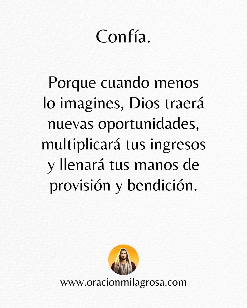 Confía, de la mano de DIOS, los mejores días están por llegar 🙏